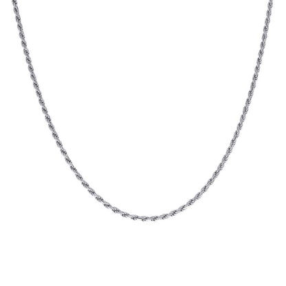 925 Silver Solid Rope Chain 2.5mm