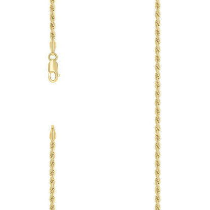 925 Silver Solid Rope Chain 2.5mm