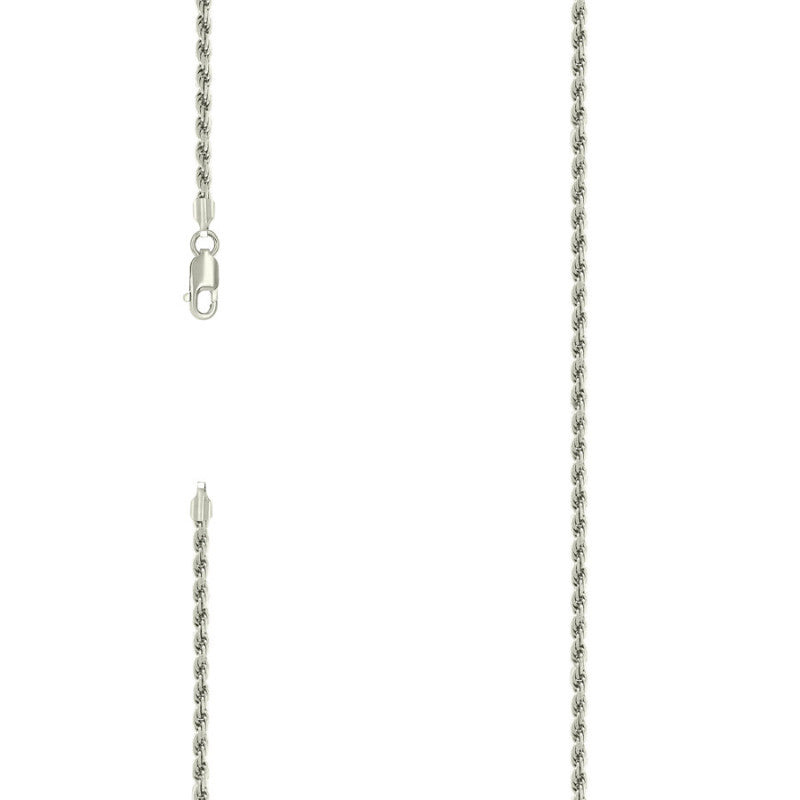 925 Silver Solid Rope Chain 2.5mm