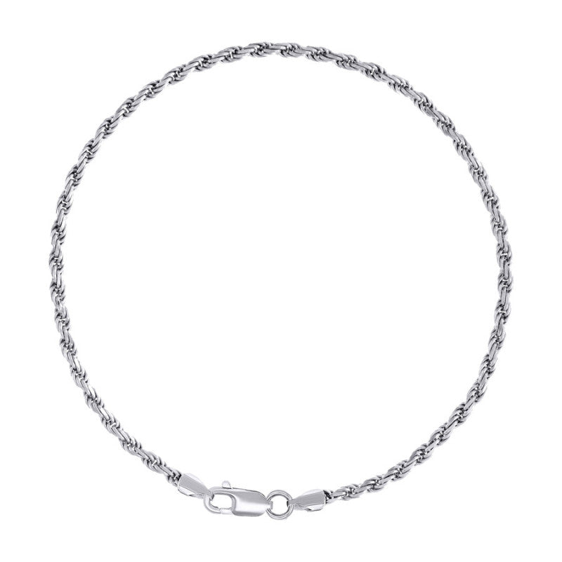 925 Silver Solid Rope Chain 2.5mm