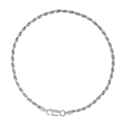 925 Silver Solid Rope Chain 2.5mm