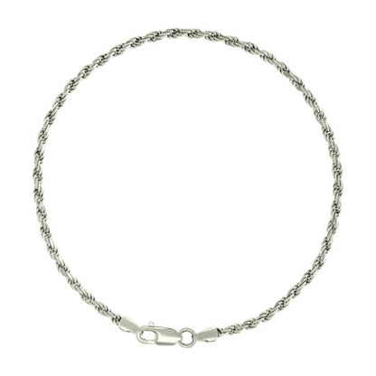 925 Silver Solid Rope Chain 2.5mm