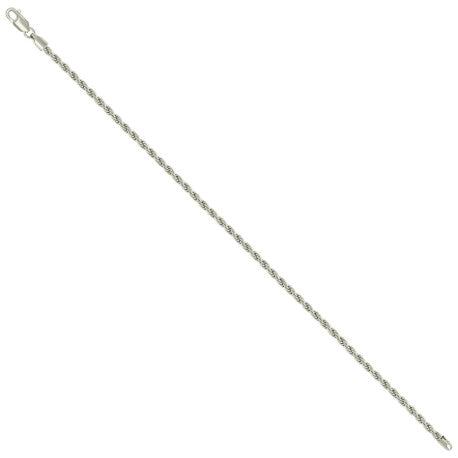 925 Silver Solid Rope Chain 2.5mm