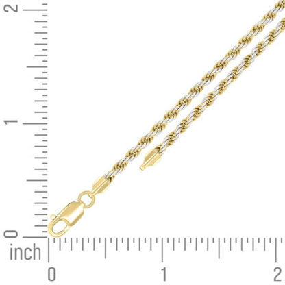 925 Silver Solid Rope Chain 2.5mm