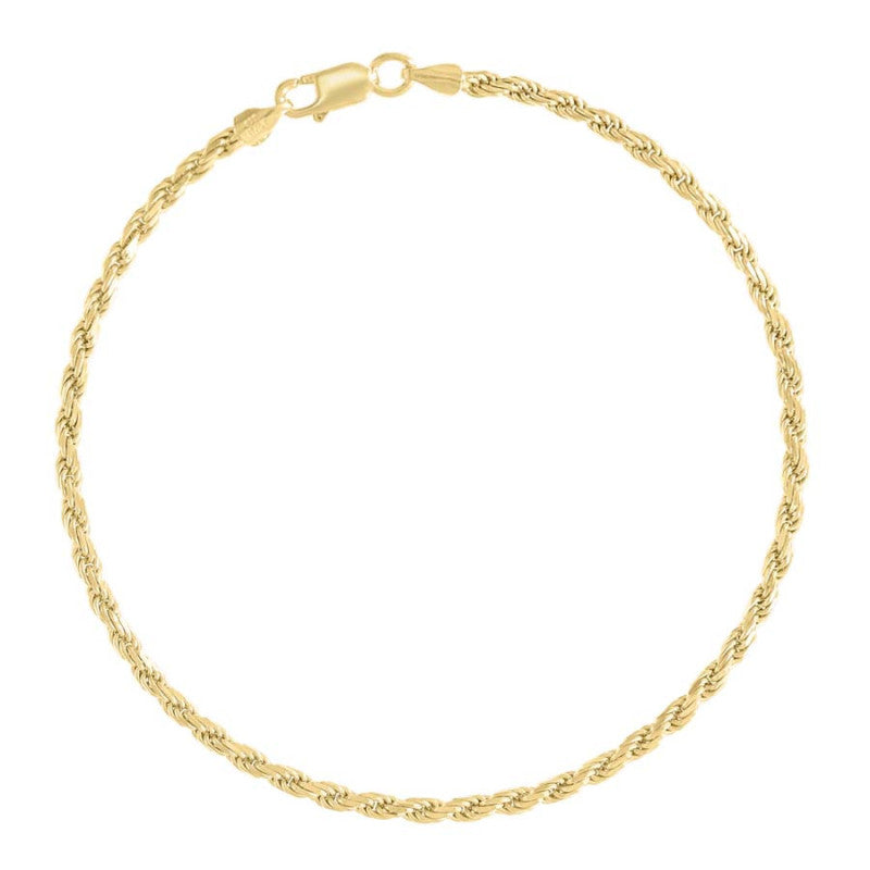 925 Silver Solid Rope Chain 2.5mm