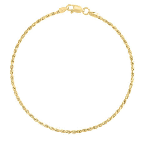 925 Silver Solid Rope Chain 2mm