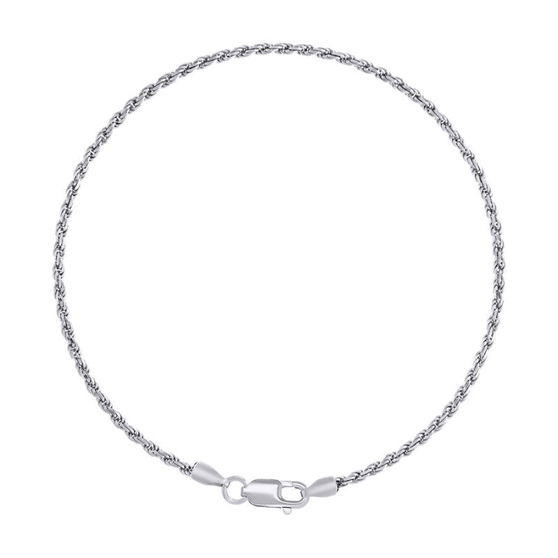 925 Silver Solid Rope Chain 2mm