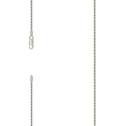 925 Silver Solid Rope Chain 2mm
