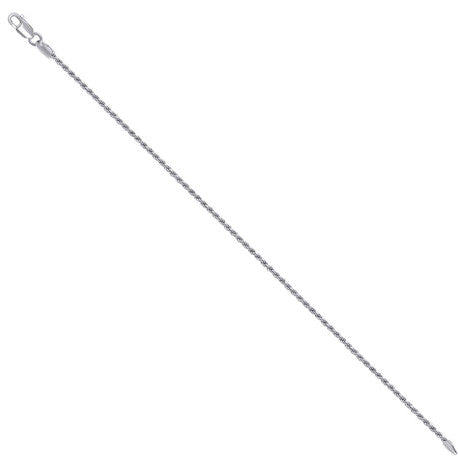 925 Silver Solid Rope Chain 2mm