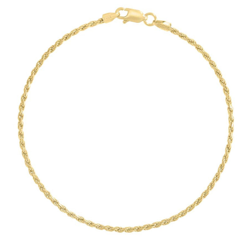 925 Silver Solid Rope Chain 2mm