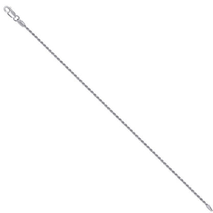 925 Silver Solid Rope Chain 2mm