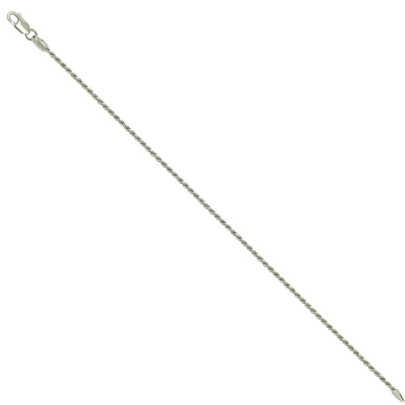 925 Silver Solid Rope Chain 2mm