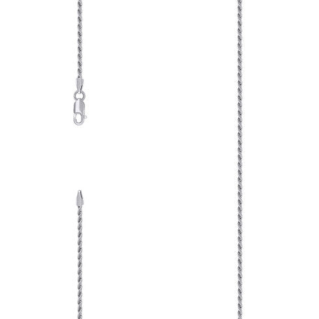 925 Silver Solid Rope Chain 2mm