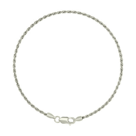 925 Silver Solid Rope Chain 2mm