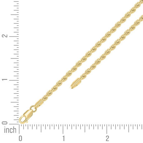 925 Silver Solid Rope Chain 3.5mm