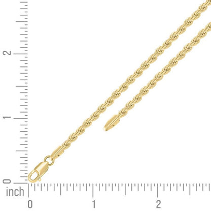 925 Silver Solid Rope Chain 3.5mm