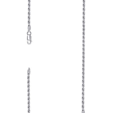 925 Silver Solid Rope Chain 3mm