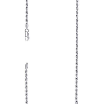 925 Silver Solid Rope Chain 3mm