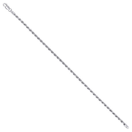 925 Silver Solid Rope Chain 3mm