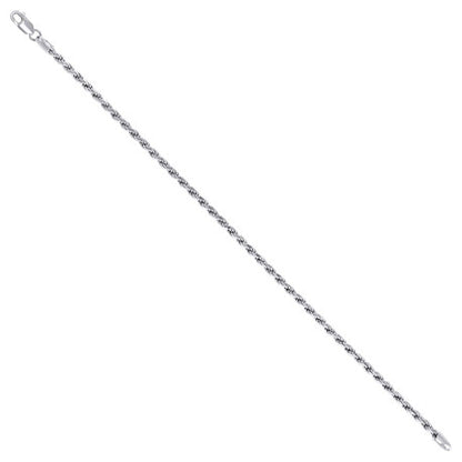 925 Silver Solid Rope Chain 3mm