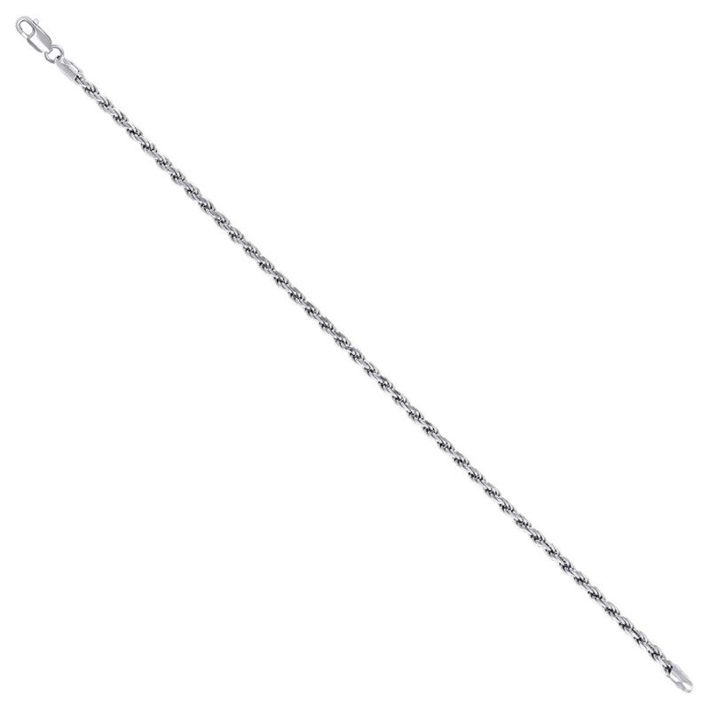 925 Silver Solid Rope Chain 3mm