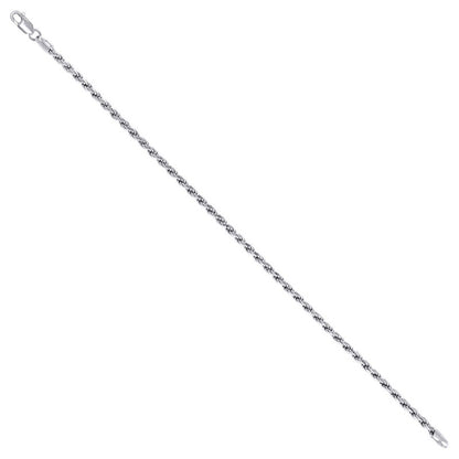 925 Silver Solid Rope Chain 3mm