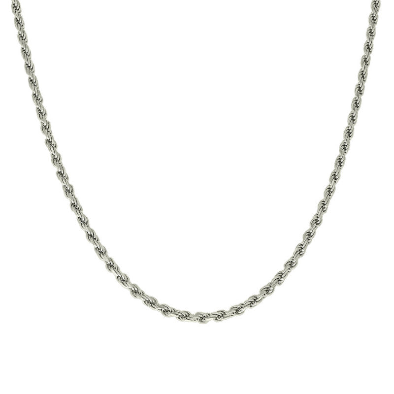 925 Silver Solid Rope Chain 3mm