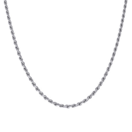 925 Silver Solid Rope Chain 3mm