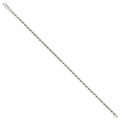 925 Silver Solid Rope Chain 3mm