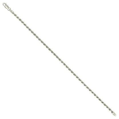 925 Silver Solid Rope Chain 3mm