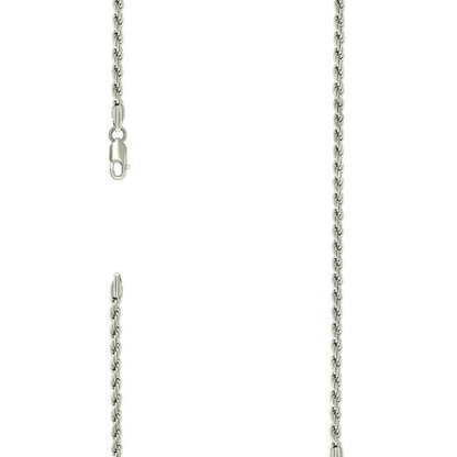 925 Silver Solid Rope Chain 3mm
