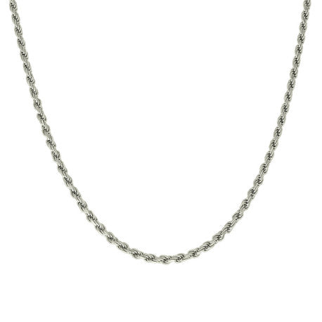 925 Silver Solid Rope Chain 3mm