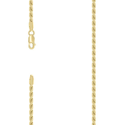925 Silver Solid Rope Chain 3mm