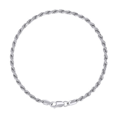 925 Silver Solid Rope Chain 3mm