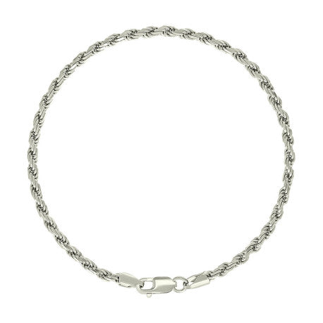 925 Silver Solid Rope Chain 3mm