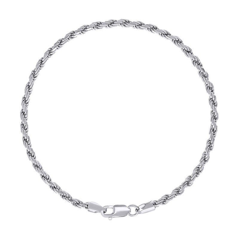 925 Silver Solid Rope Chain 3mm