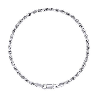 925 Silver Solid Rope Chain 3mm