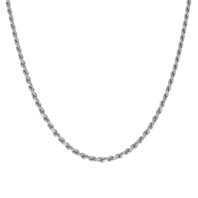925 Silver Solid Rope Chain 3mm