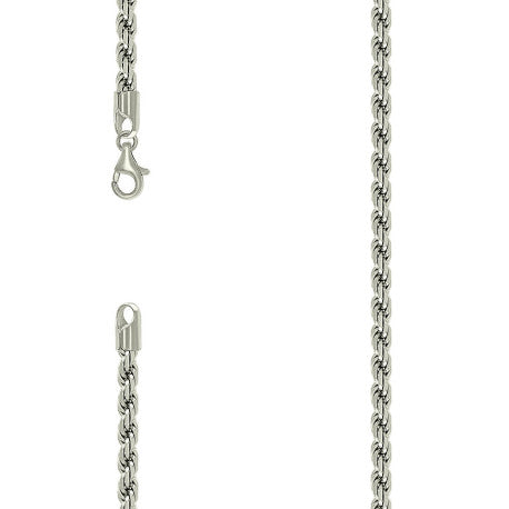 925 Silver Solid Rope Chain 4.5mm