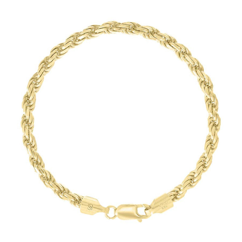 925 Silver Solid Rope Chain 4.5mm
