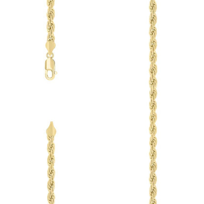 925 Silver Solid Rope Chain 4.5mm