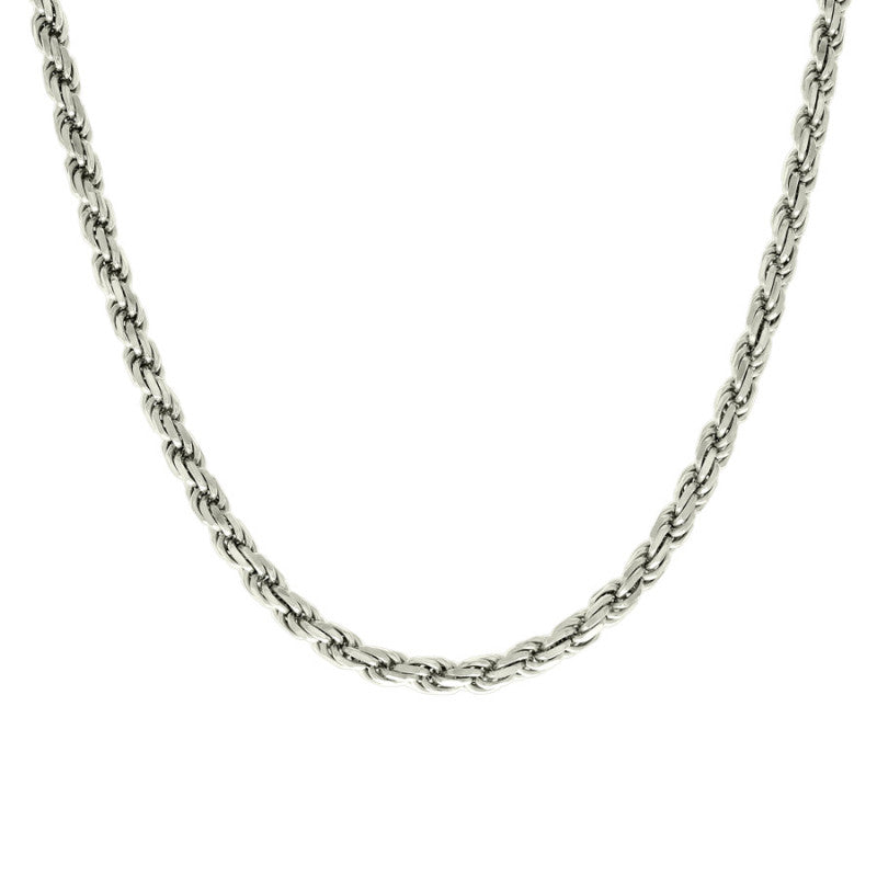 925 Silver Solid Rope Chain 4.5mm