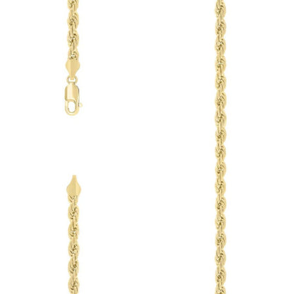 925 Silver Solid Rope Chain 4.5mm
