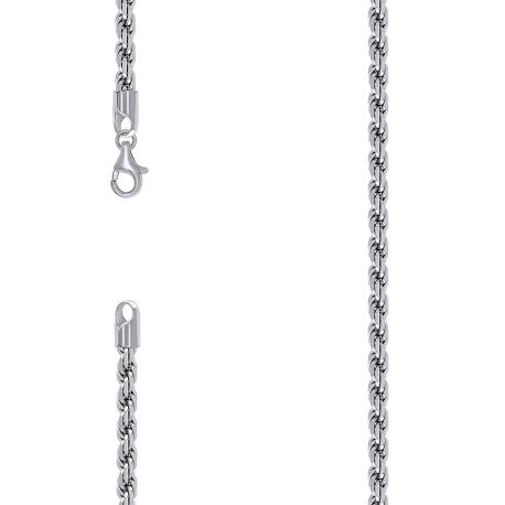 925 Silver Solid Rope Chain 4.5mm