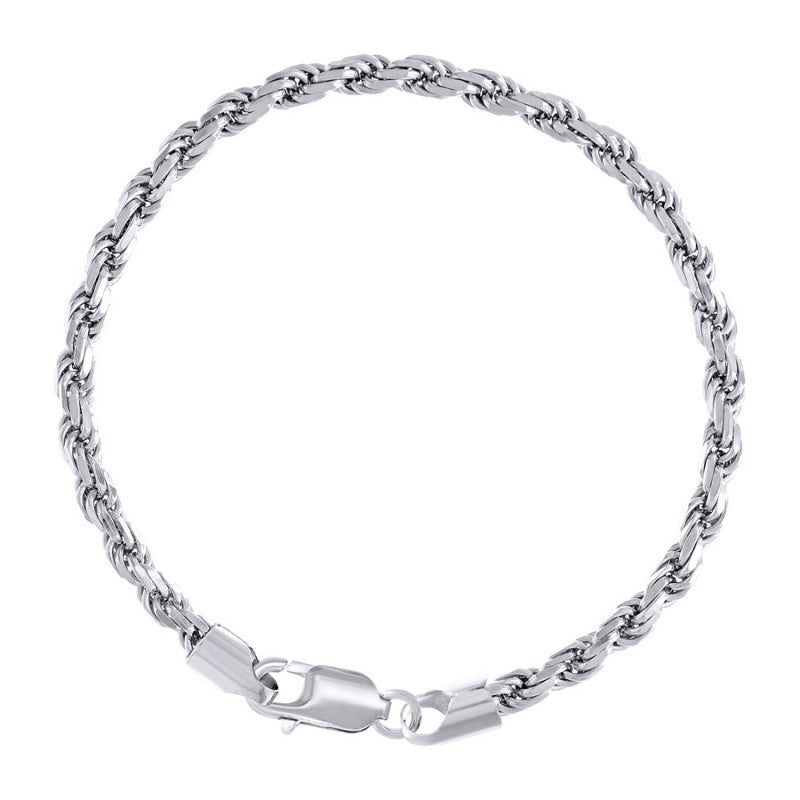 925 Silver Solid Rope Chain 4.5mm