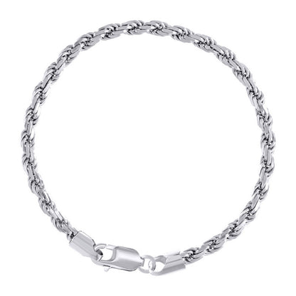925 Silver Solid Rope Chain 4.5mm