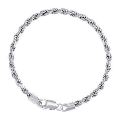 925 Silver Solid Rope Chain 4.5mm
