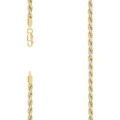 925 Silver Solid Rope Chain 4mm