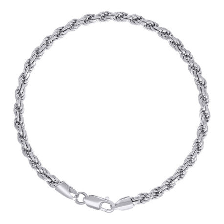 925 Silver Solid Rope Chain 4mm