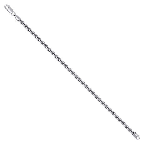 925 Silver Solid Rope Chain 4mm